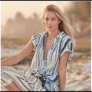 NWOT Sundance Annie Indigo Top